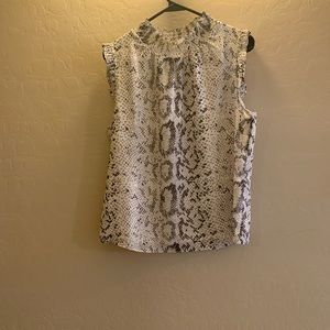 J Crew sleeveless shirt